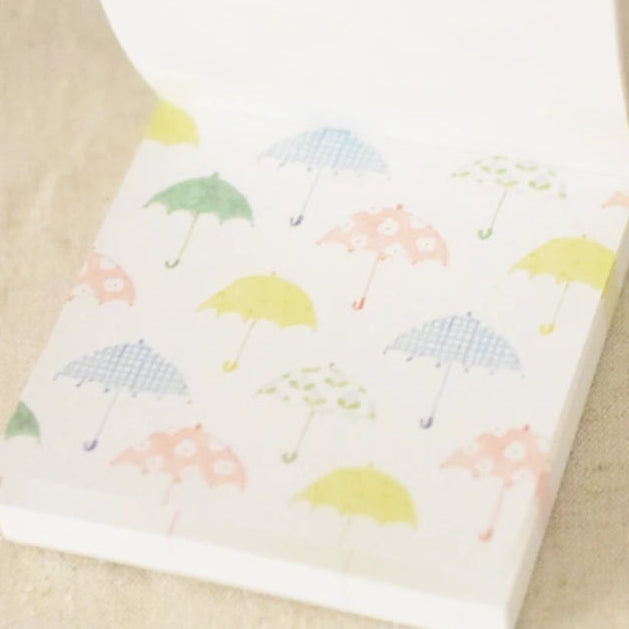 Seitousha Block Memo Pad - Parasol
Bring a soft touch of charm to your notes with the Seitousha block memo pad. Illustrated in the brand’s signature gentle, nostalgic style, each sheet features a sweet parasol‑themed design that feels airy, whimsical, and perfect for brightening your everyday writing.
✨ Product Features
Perfect for decorating planners, journals, cards, gifts, and scrapbooks
100 Sheets