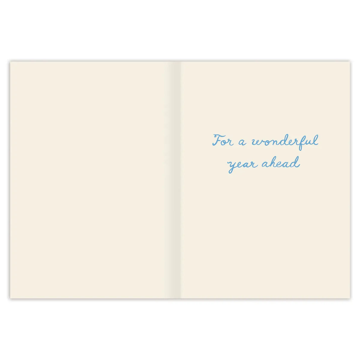 Inside verse: For a wonderful day and year ahead
• Gold foil details
• Illustrated by Emily Taylor
• Pre-priced
• Size: A6, 4.5" x 6.25"
• Paired with a Kraft envelope
• Printed in the USA on beautiful FSC-certified 10% post-consumer waste recycled paper.
About The Artist: Emily Taylor draws and daydreams from her studio in a tiny town north of Toronto, Canada. Her work is best known for its feel of modern nostalgia, its painterly linework and joyful colors. Emily is inspired most by w