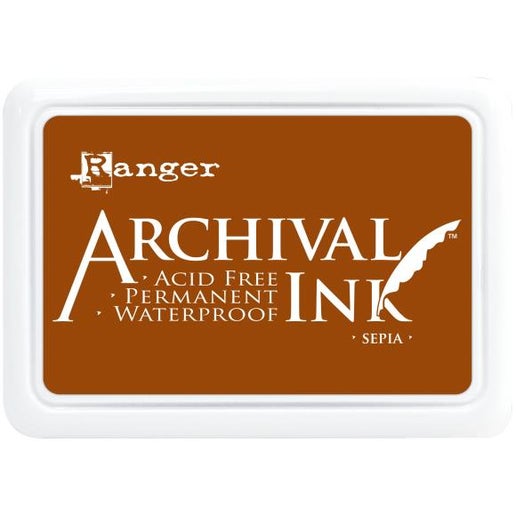 Almohadilla de tinta de archivo Sepia Ranger n.° 0