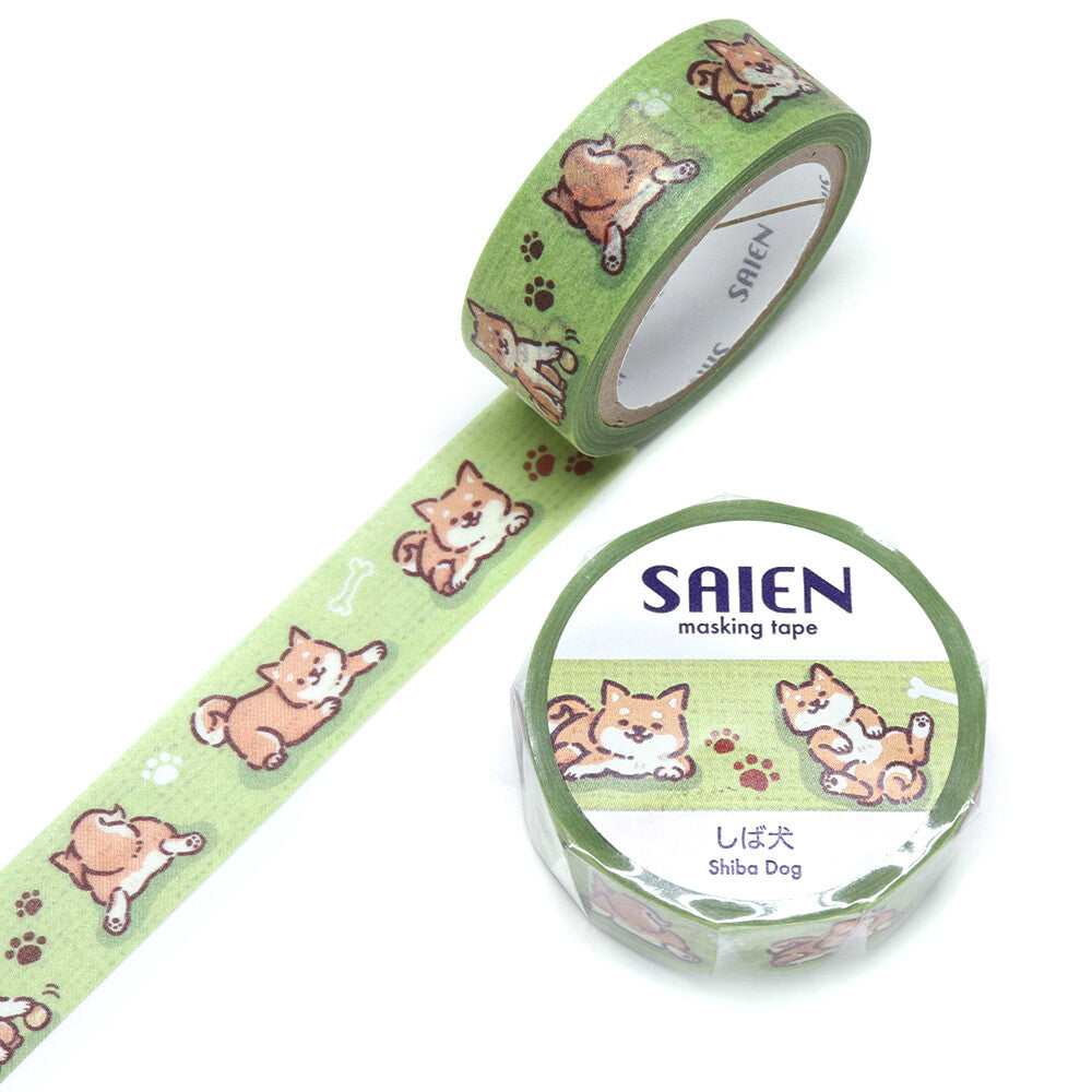 SAIEN - Shiba Dog Washi Tape