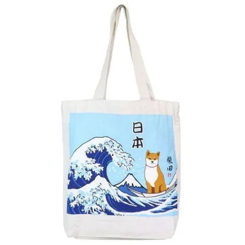 Bolso de mano Shiba de Great Wave