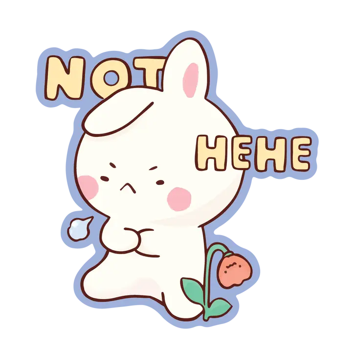 This is not a laughing matter, hmph.
Dishwasher safe
Size: 2.4” x 2.7”
Soft matte vinyl