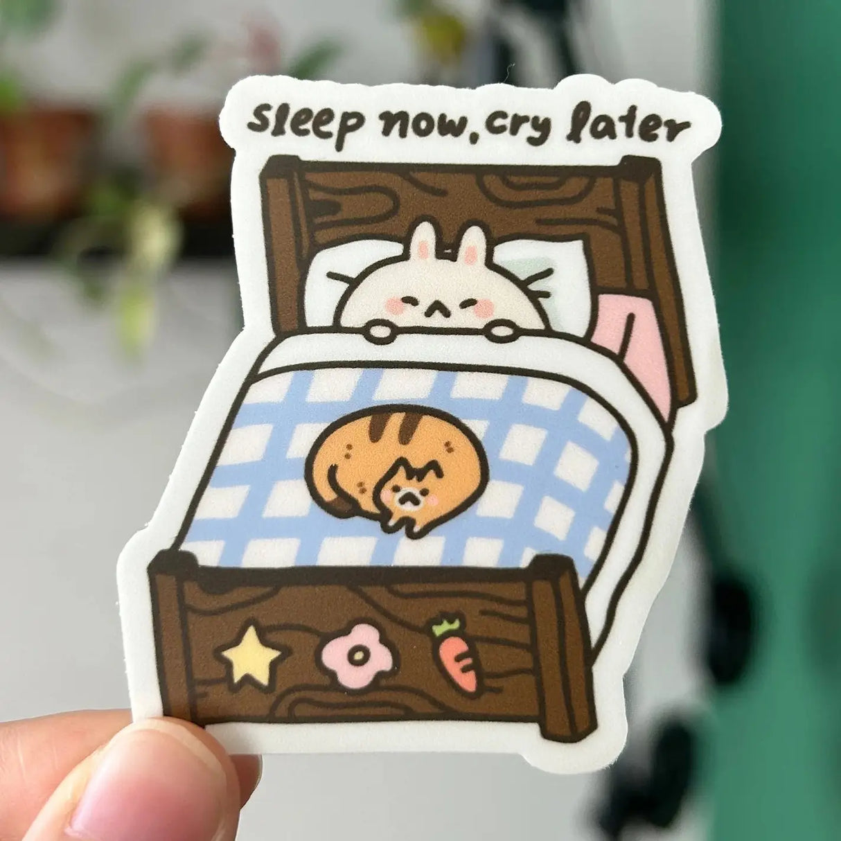 Funny vinyl sticker reminding you to take a break and leave the stress for tomorrow.
Dishwasher safe
Size: 2.5” x 2.7”
Soft matte vinyl