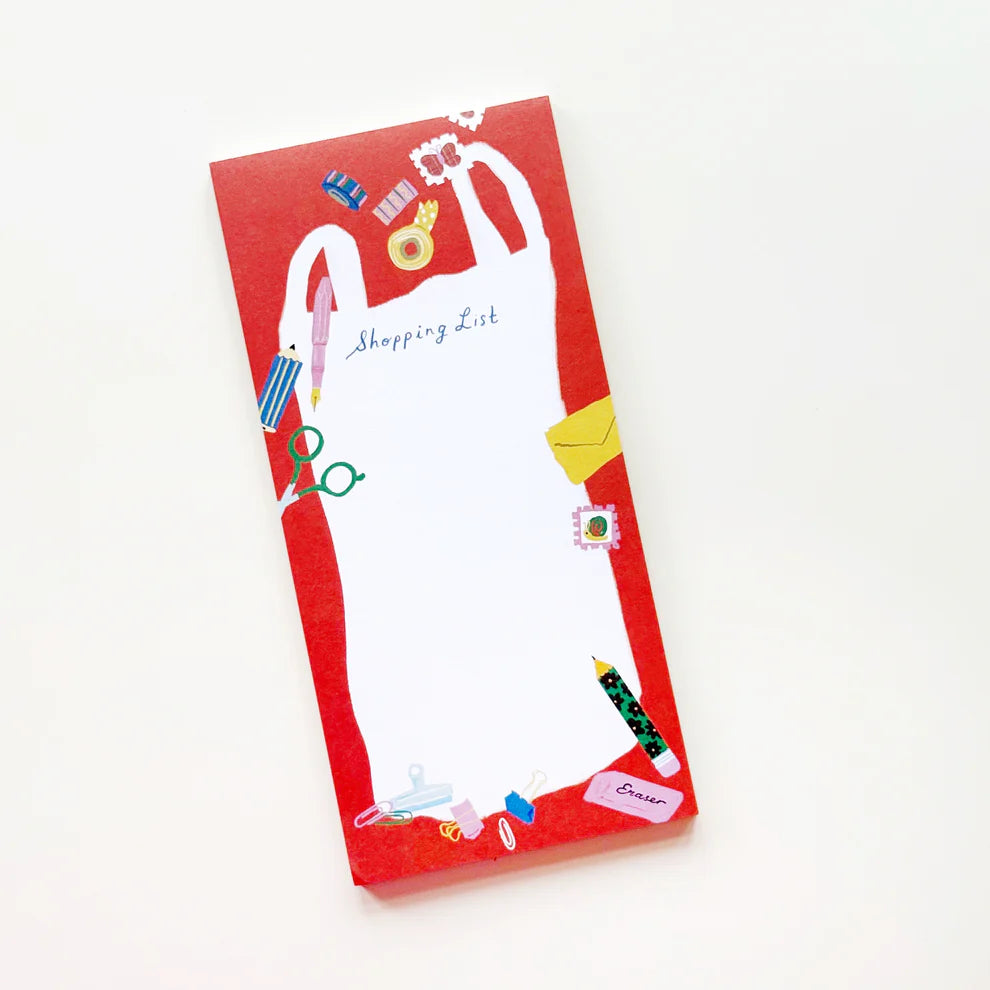 Stationery Store Day 2026
Fun long notepad with art by Karen Schipper.
4.25" x 8.75"
50 sheets
Cardboard backing.
Artwork property of Karen Schipper