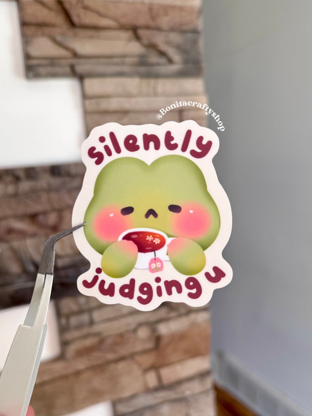 Silently Judging You Vinyl Sticker
