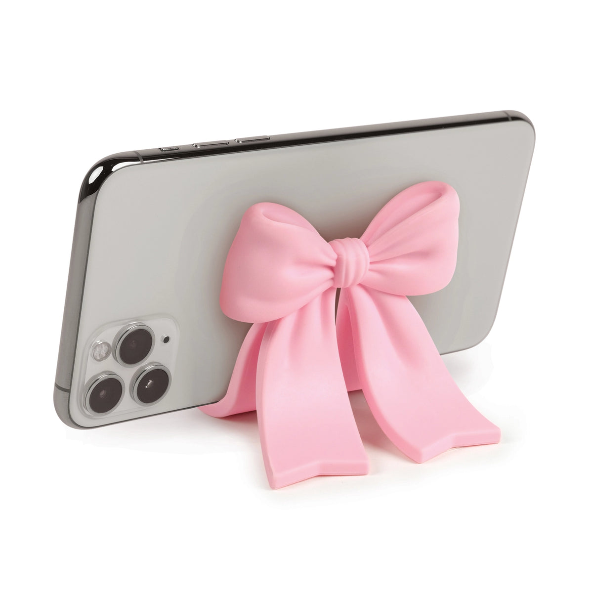 Sitting Pretty Bow Phone Stand
Why settle for a boring stand when you can have your phone Sitting Pretty? Fred’s coquette-inspired phone stand features a cute bow design that’s pretty, pink, and perfectly poised for scrolling, streaming, and staying hands-free. Made from soft-touch rubber, it’s equally fashionable as it is functional.
Measures 2.6" x 2.4" x 2.4"
Design by Winsor Pop, Fred Studio.