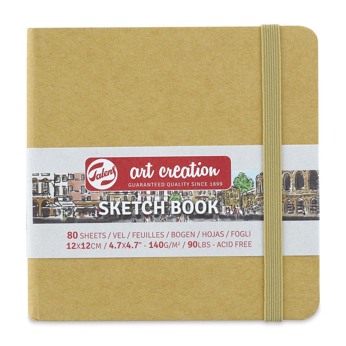 Sketch Book 4.7" x 4.7" Kraft