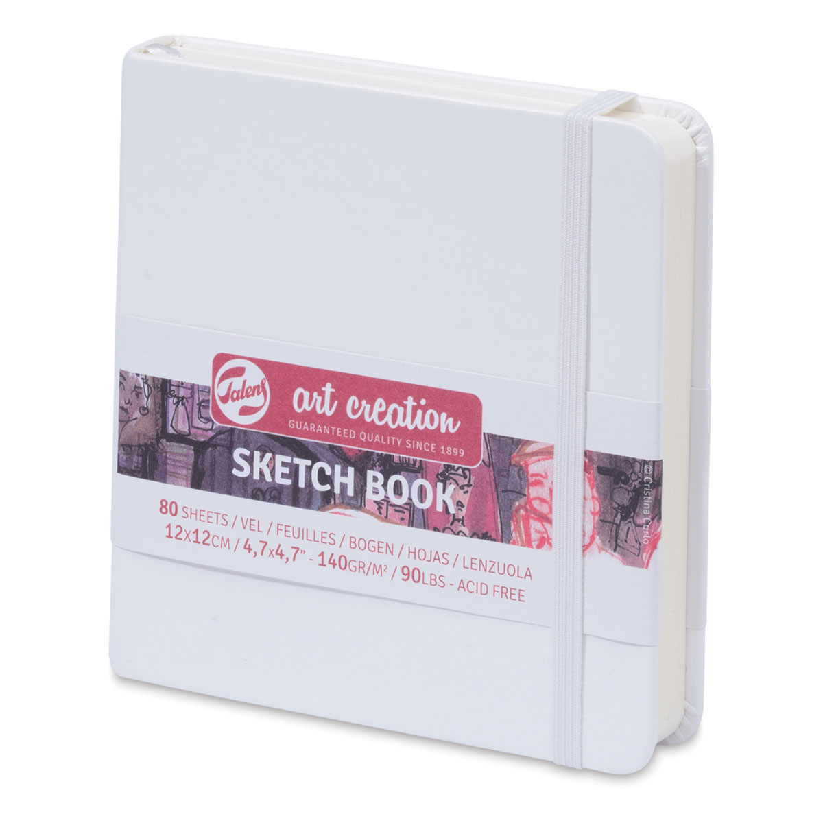 Talens Art Creation Sketch Book 4.7" x 4.7" White