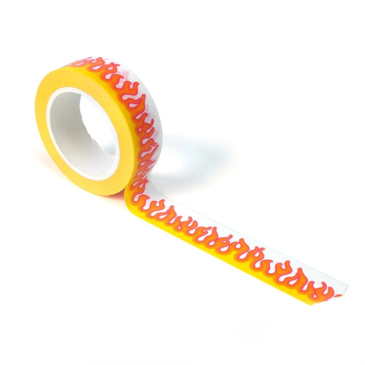 Flame pattern washi tape.
Each roll is 15mm X 10m
Acid-free
Original Smarty Pants design
Individually shrink wrapped
Kraft label on top displays pattern of tape
White label on bottom with product information