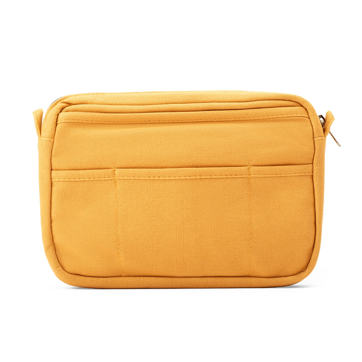 Features & Specs
Front layout: 8 slanted pockets + 3 directly behind
Interior: Main compartment fits an A5 notebook; two open compartments on each wall
Back panel: 3 wide exterior pockets + one full-length slip pocket
Quick-drying duck canvas — sturdy, breathable, and machine-washable
Convertible design — hooks for your own strap or a Soolla strap (coming soon)
Structured silhouette — holds its shape even when lightly packed
Full-width YKK zipper — smooth and durable
Compact profile — fits