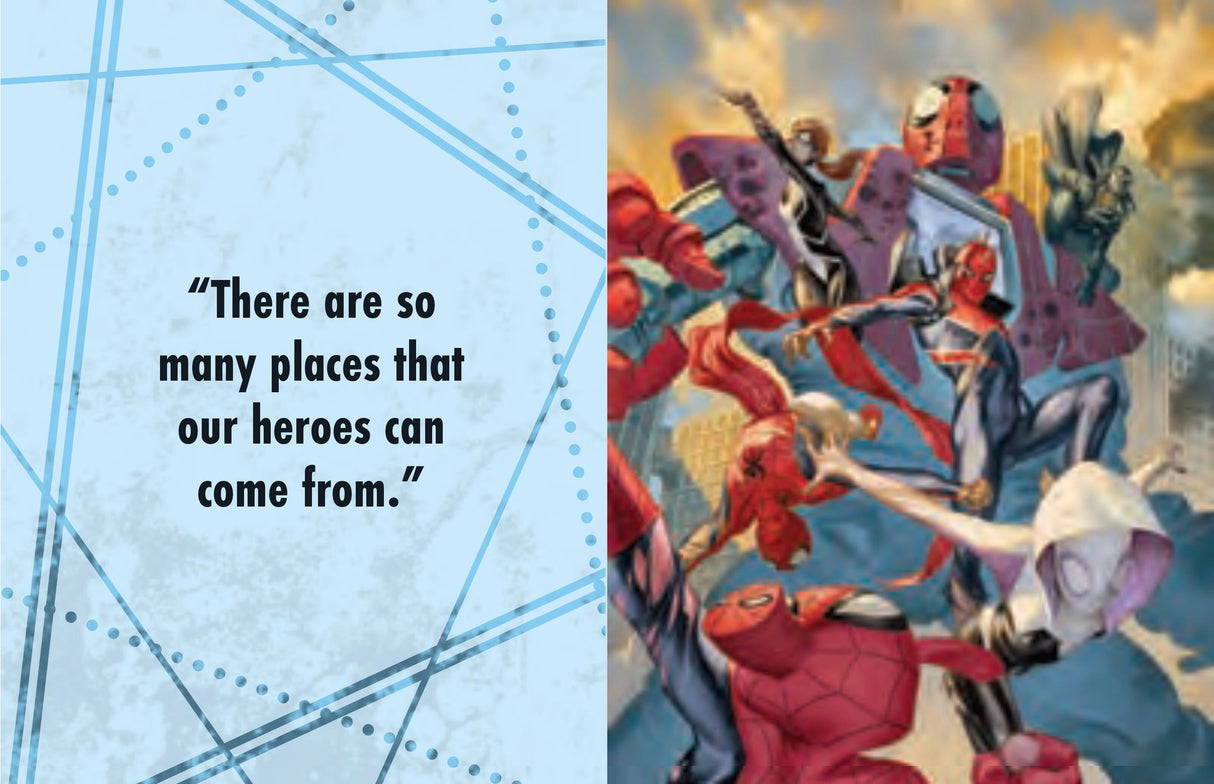 Spider-Man is associated with some of the most famous quotes in all of comics’ history. From hilarious quips to wise proclamations about heroism and responsibility, few super heroes are as quotable as Spider-Man. Now, fans can enjoy their favorite Spidey quotes with this comprehensive, pocket-sized collection.
Take Spider-Man’s heroism with you wherever you go: With its 1.34” x 1.73” size, this tiny book fits in the palm of your hand.
More than 150 quotes: Packed with plenty of one-liners, quips, and in