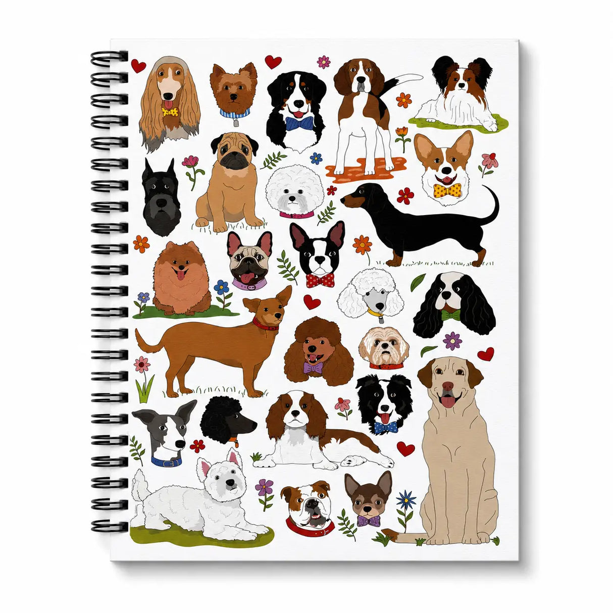 A cheerful, everyday notebook designed to brighten your workspace and spark creativity. Whether you’re journaling, planning, doodling, or organizing your day, it’s a delightful companion for home, school, or the office.
A-5 Spiral Notebook
5 3/4" x 8 1/4"
Sturdy double-spiral binding
Heavy Cover Stock with 3 layers of 400 gsm
160 ruled pages
Natural white text paper