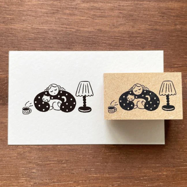 Bring a touch of charm to your journaling with this adorable Marl‑chan wooden stamp from Stamp Marche. Featuring the brand’s signature sign girl, this illustration stamp adds personality and warmth to planners, letters, scrapbooks, and creative projects.
Each stamp is crafted with a solid wooden mount and high‑quality rubber, giving you crisp, clean impressions every time. Whether you’re decorating daily spreads or adding a cute accent to handmade cards, Marl‑chan brings a delightful, whimsical feel to yo