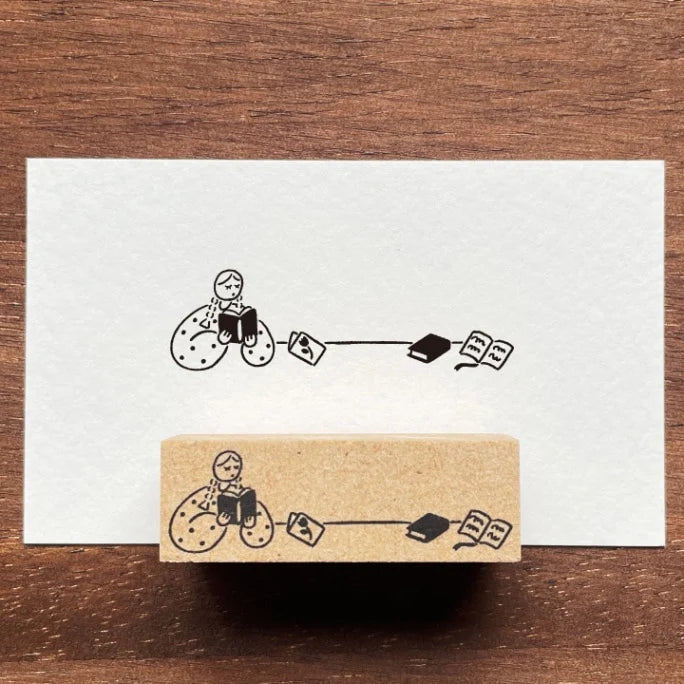Stamp Marche Marl-chan Illustration Wooden Stamp - Reading
Bring a touch of charm to your journaling with this adorable Marl‑chan wooden stamp from Stamp Marche. Featuring the brand’s signature sign girl, this illustration stamp adds personality and warmth to planners, letters, scrapbooks, and creative projects.
Each stamp is crafted with a solid wooden mount and high‑quality rubber, giving you crisp, clean impressions every time. Whether you’re decorating daily spreads or adding a cute accent to handma