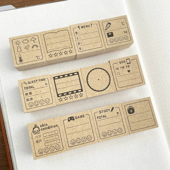 Stamp Marche Planner Hibilog Wooden Stamp - Reading Log
Add a touch of charm to your daily planning with this beautifully crafted wooden stamp from Stamp Marche. Designed for journals, planners, and memos, this stamp is perfect for filling small spaces with neat checkboxes. It’s ideal for marking tasks, tracking habits, or adding a sweet decorative accent to any page. Made in Japan with high‑quality wood and rubber, it delivers crisp impressions and a delightful handmade feel.
Stamp size: approx.&nbs