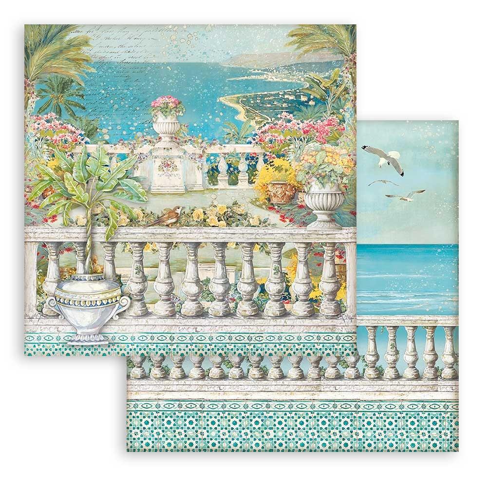 Bloc de papel Stamperia Blue Dream de 12" x 12"