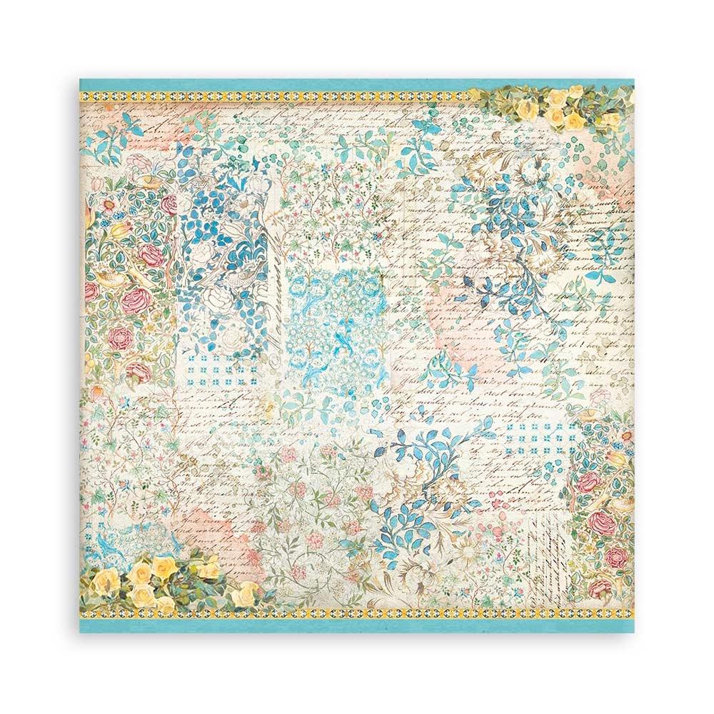 Bloc de papel Stamperia Blue Dream de 12" x 12"