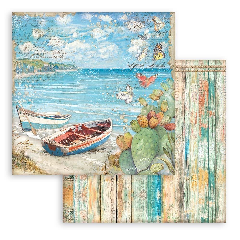 Bloc de papel Stamperia Blue Dream de 12" x 12"