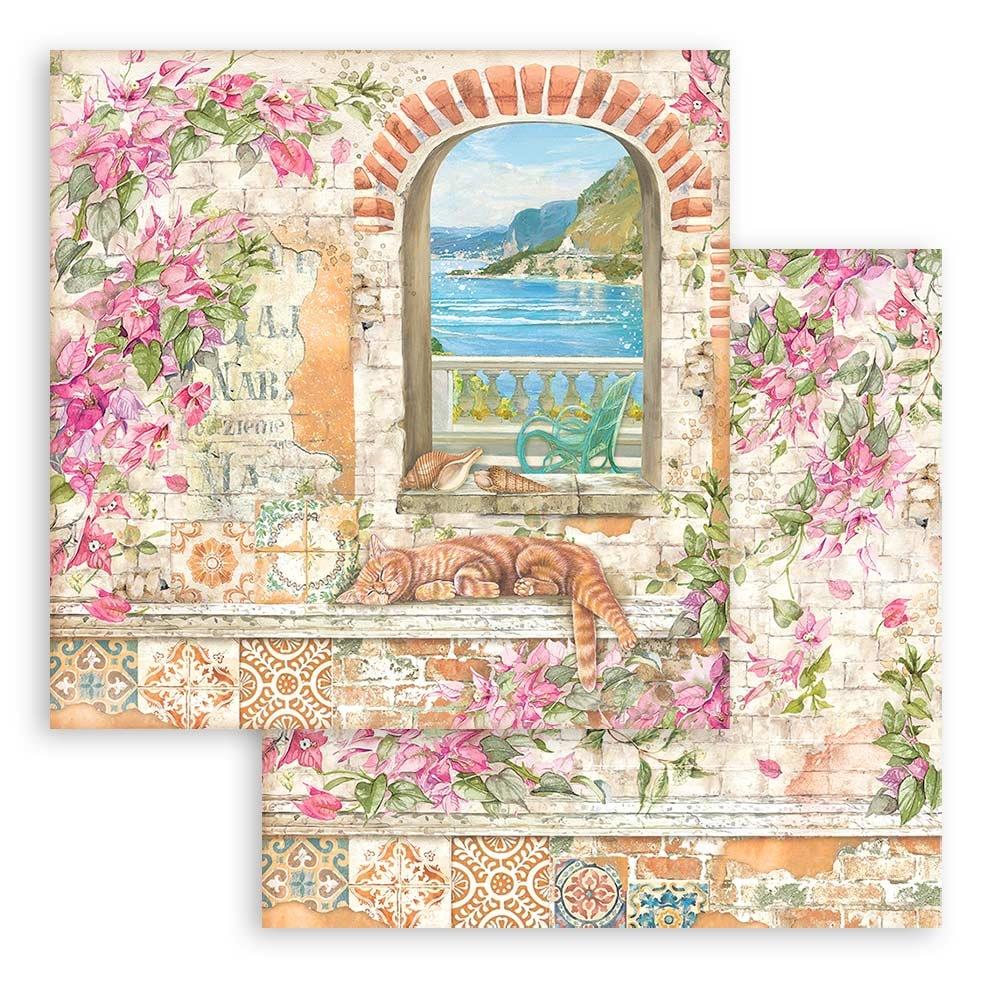 Bloc de papel Stamperia Blue Dream de 12" x 12"