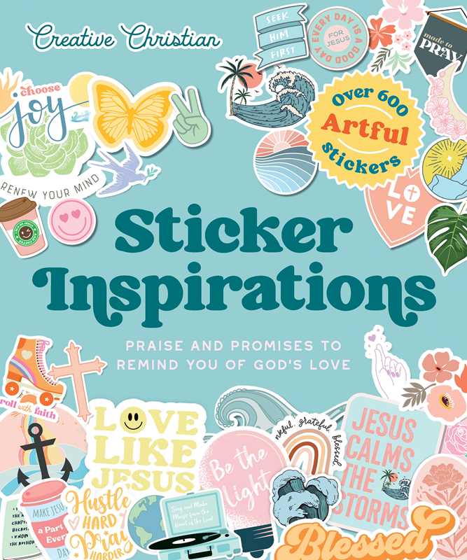 Celebrate your faith and add more inspiration to your world with this beautiful collection of 600 uplifting faith-inspired stickers for crafters, scrapbookers, or anyone who just loves stickers.
The back of an envelope that carries an encouraging card. A packed lunch that needs some extra punch. A journal capturing a faith journey. The mirror a daughter spends lots of time in front of. A go-everywhere drink tumbler or laptop. Stickers can pop up in many places reminding us of God’s promises. This special c