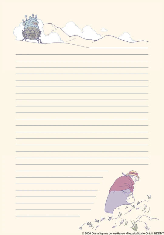 Studio Ghibli Howl's Moving Castle Stationery Set