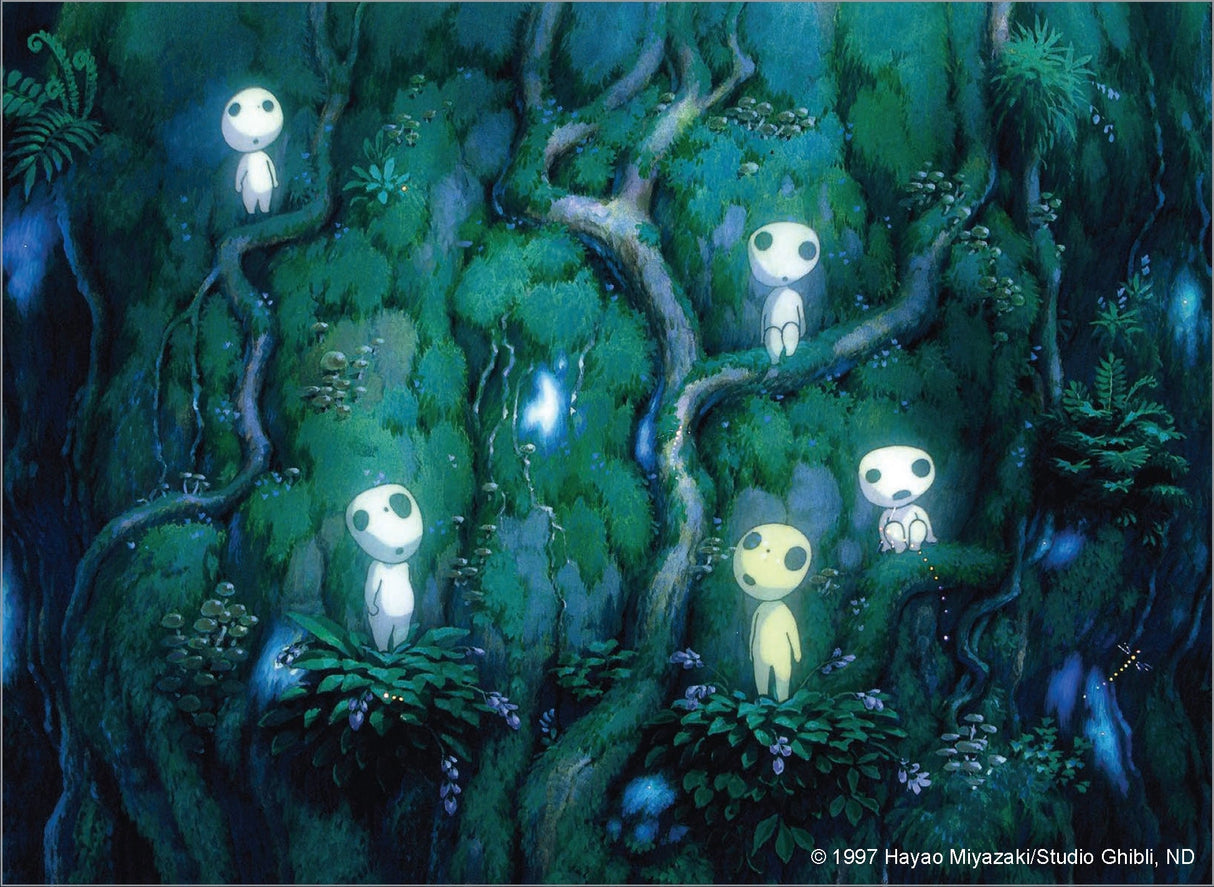 Embark on an exhilarating journey into Studio Ghibli’s historical fantasy film Princess Mononoke, the story of a cursed warrior, a young girl, and their pursuit to restore balance between humanity and nature, with this collection of postcards to keep or send.
Featuring 30 final frames from the film—all hand-drawn and gorgeously detailed—this postcard collection celebrates director Hayao Miyazaki’s epic masterpiece.
© 1997 Hayao Miyazaki/Studio Ghibli, ND
LUXE POSTCARD SET: This collectible package