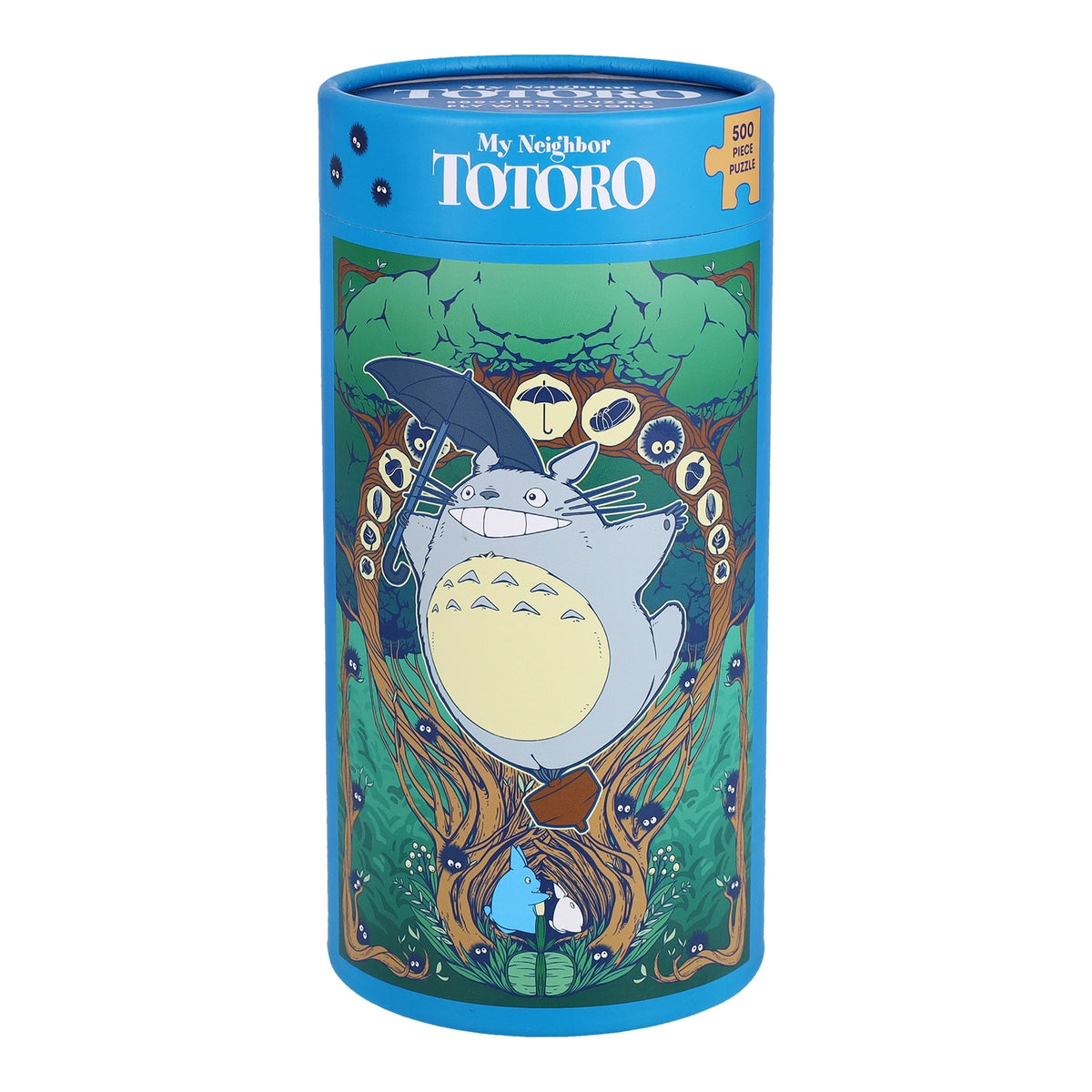 Studio Ghibli My Neighbor Totoro 500-Piece Puzzle: Fly with Totoro
Piece together a beautiful image and immerse yourself in the delightful world of My Neighbor Totoro, Studio Ghibli’s beloved classic about a family and their local forest spirits.