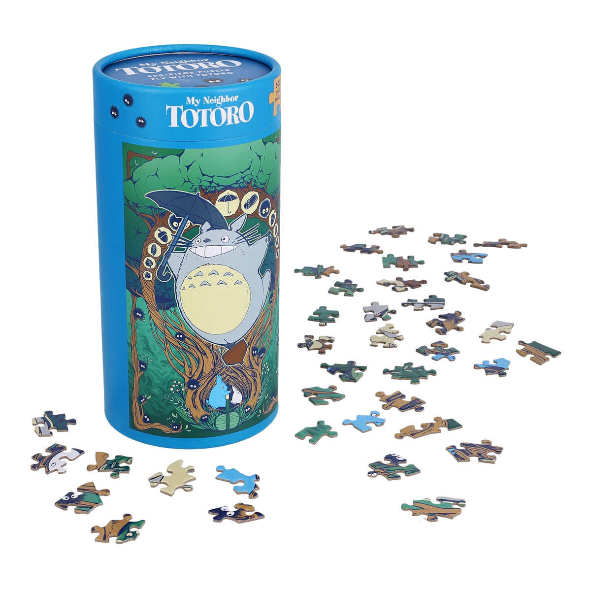 Studio Ghibli My Neighbor Totoro 500-Piece Puzzle: Fly with Totoro
Piece together a beautiful image and immerse yourself in the delightful world of My Neighbor Totoro, Studio Ghibli’s beloved classic about a family and their local forest spirits.