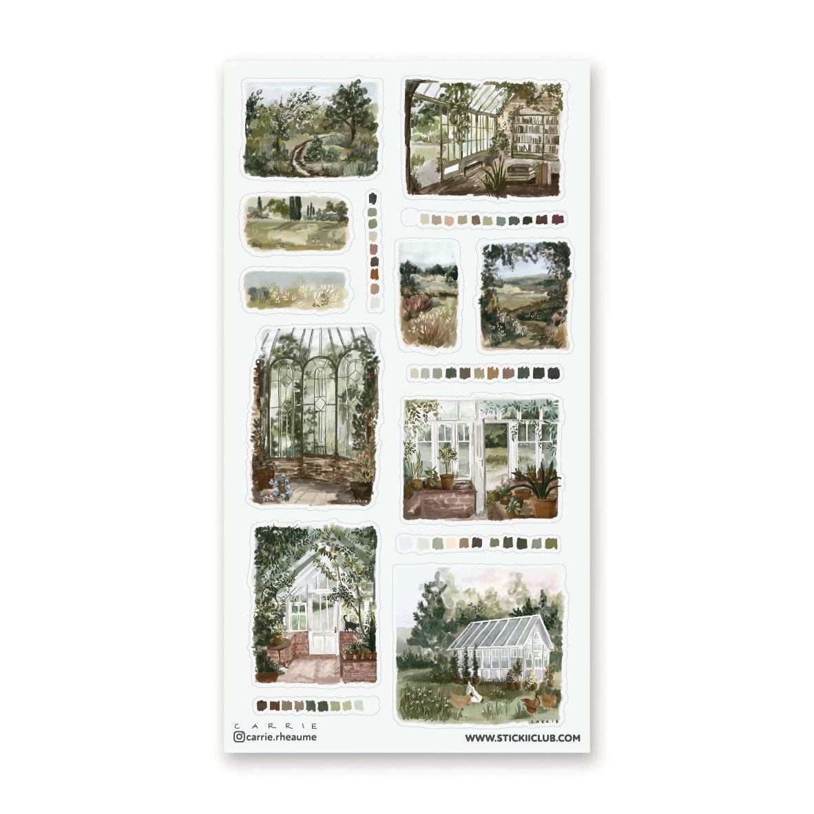 🌿🎨 Step into soft, sunlit serenity with @carrie.rheaume’s beautiful watercolor paintings. From flourishing potted plants to winding countryside vistas, these dreamy scenes invite you to linger—in a warm greenhouse overflowing with foliage, a quiet reading nook dappled in afternoon light, or an open field where the breeze drifts through the tall grass.
Art by: @carrie.rheaume