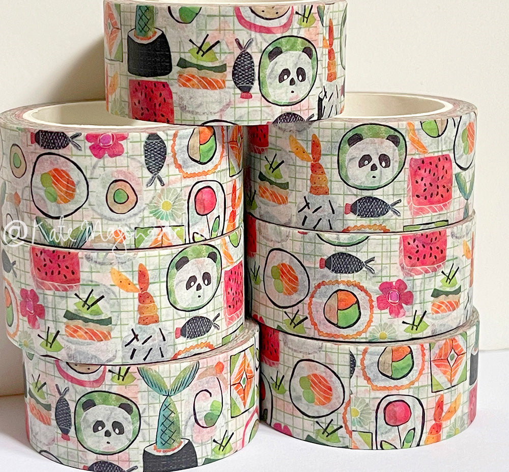 Kate Mason Artist - Sushi Washi Tape