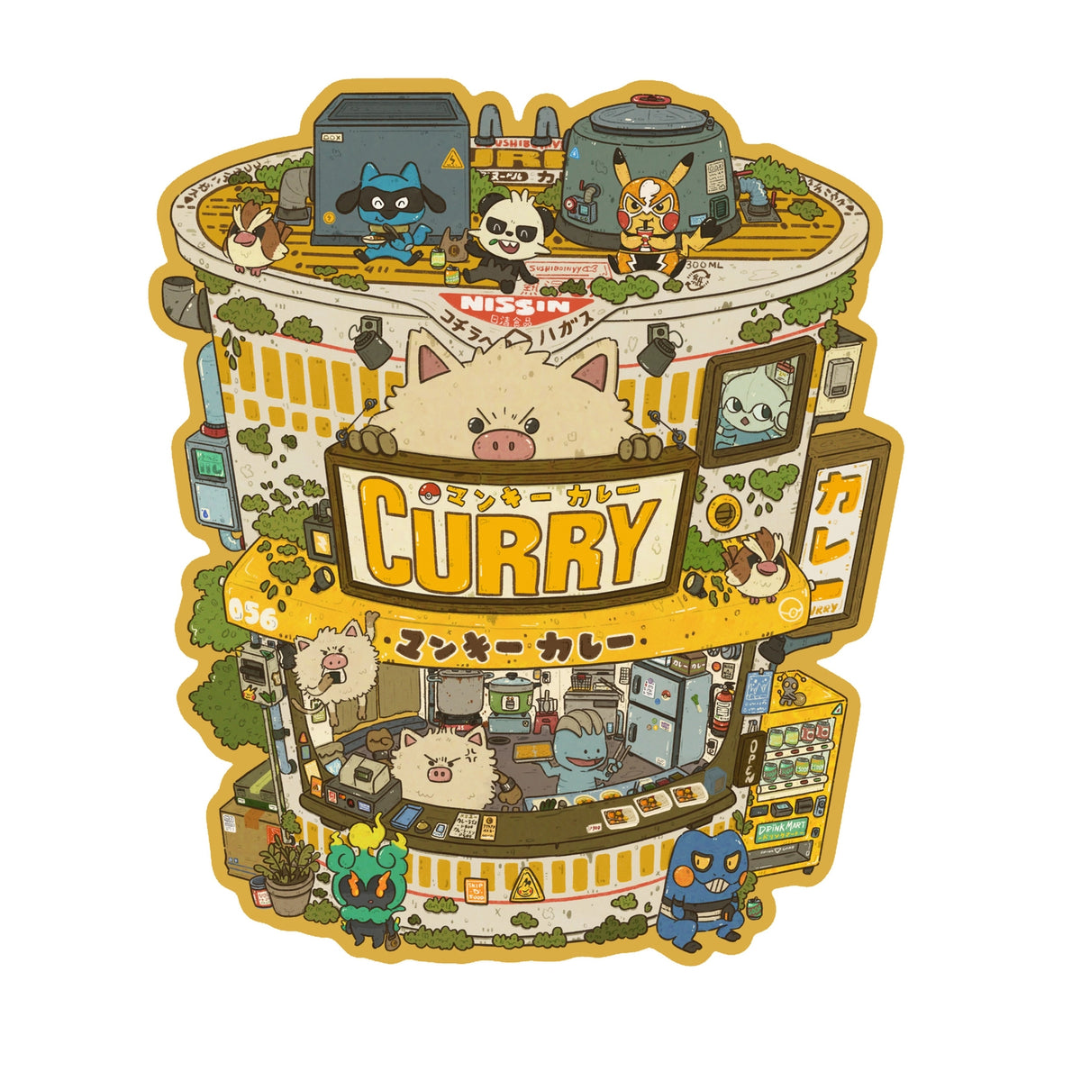 This set features Poke Ramen Shops
