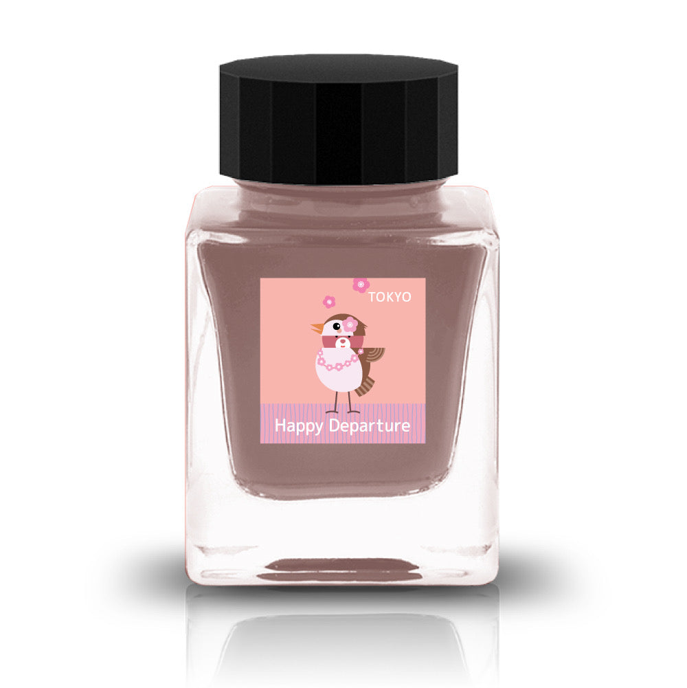 Happy Departure Ink
The Tokyo Special 2025 inks are inspired by the essence of Tokyo and were released in the Spring of 2025.
RGB: 248, 181, 174
Pink
30ml