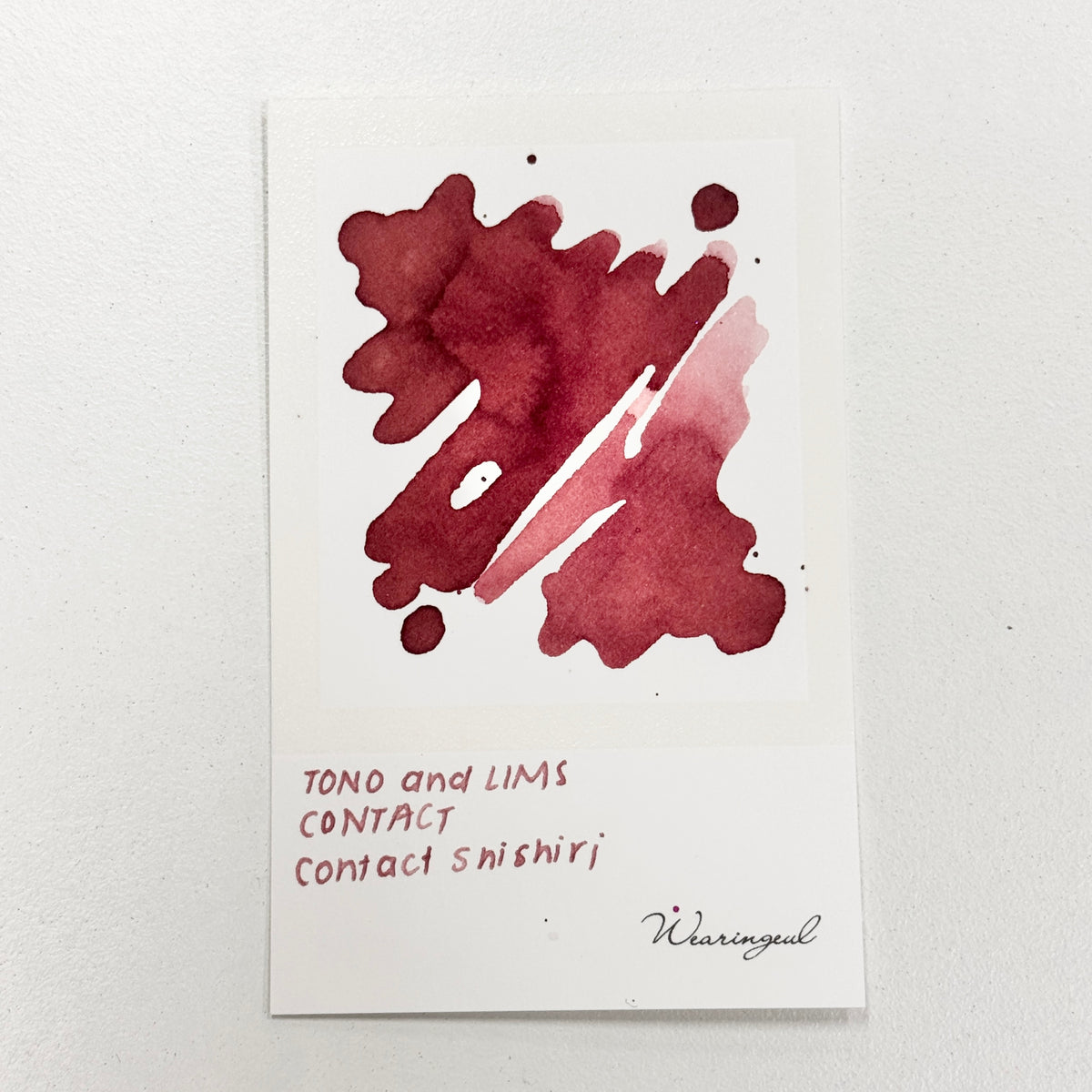 TONO & LIMS - Contact Shishiri Ink