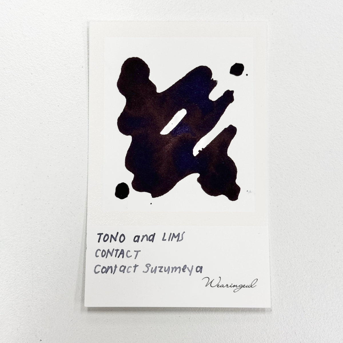 TONO & LIMS - Contact Suzumeya Ink