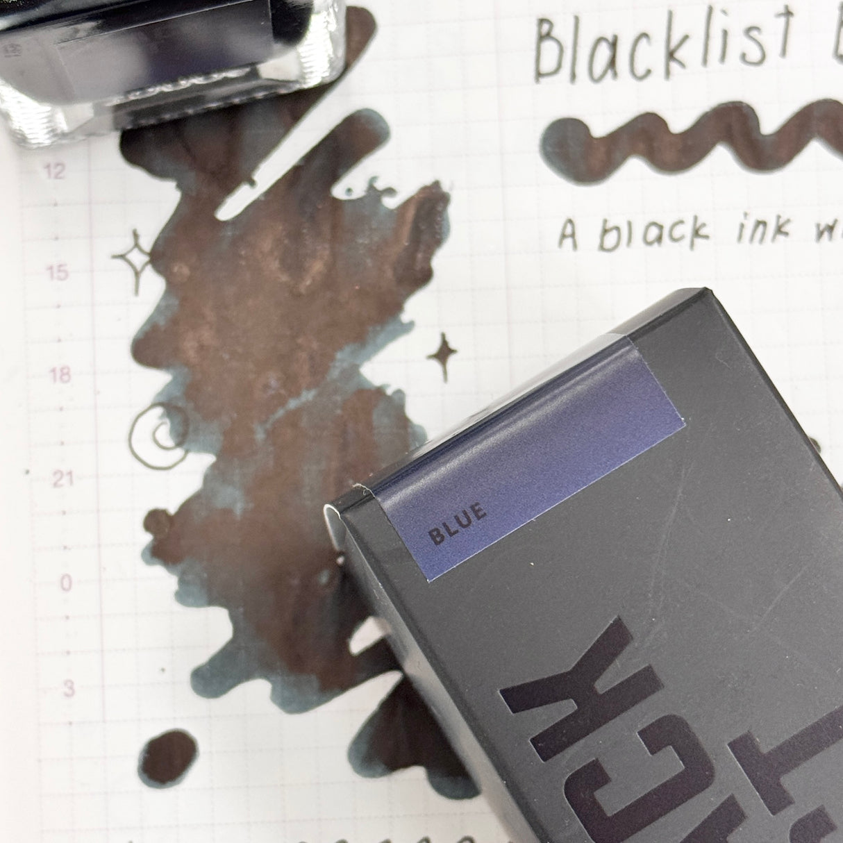 TONO & LIMS Ink - BLACK LIST - Blue