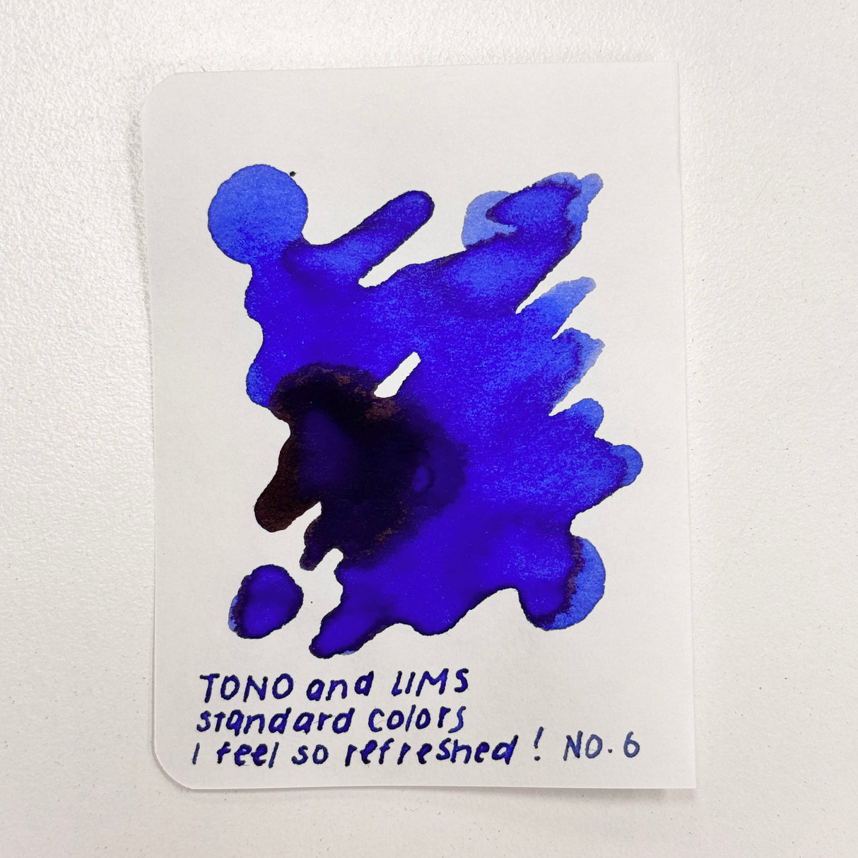 TONO & LIMS Ink - Standard - No. 6 I feel so refreshed!