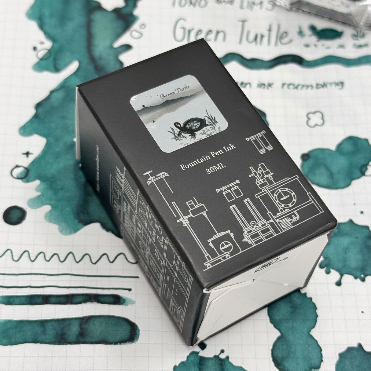 TONO & LIMS Yuugen Series Green Turtle Ink
