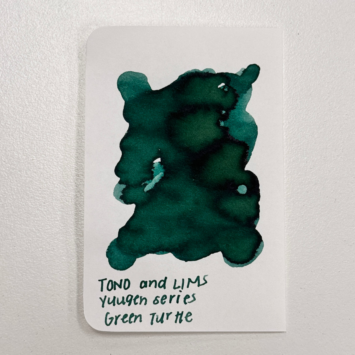 TONO & LIMS Yuugen Series Green Turtle Ink
