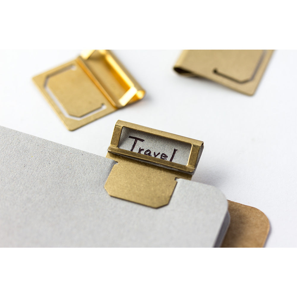 TRAVELER'S COMPANY Brass Index Clip