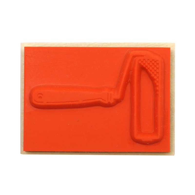 Beverly Companion Rubber Stamp - Small Roller Brush