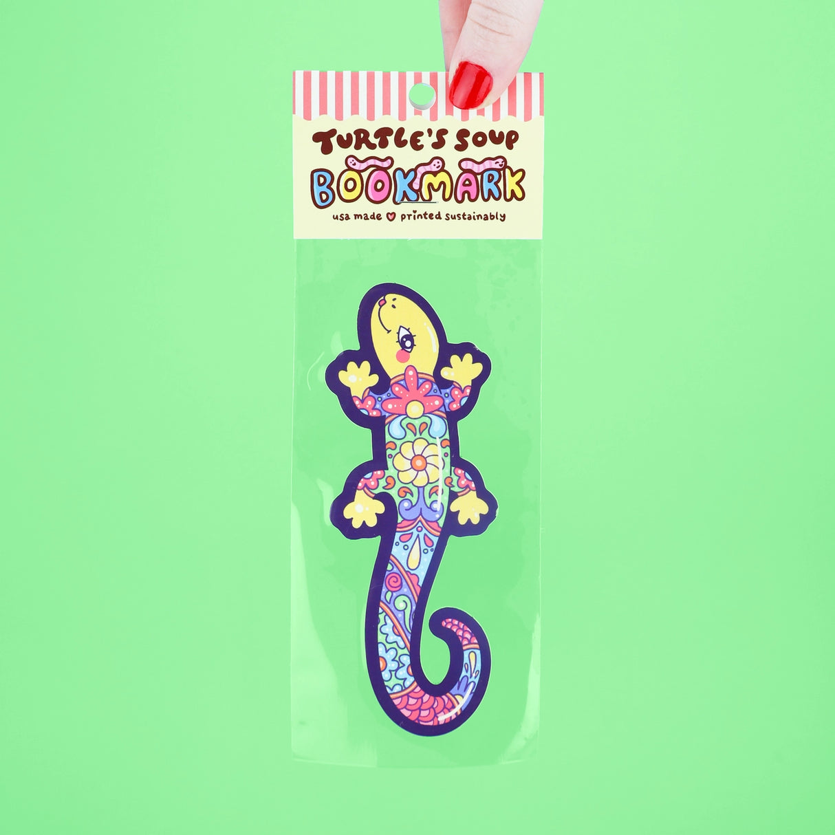 Hold your spot in style with our fun and funky bookmark collection! Whether you prefer romance, fantasy, or science fiction, our bookmarks will fit perfectly between the pages of your favorite novel.
π’ Bookmark is printed on sustainably-sourced premium ultra-thick card stock with soft-touch matte texture
π’ Unique design on the front and back
π’ Bookmark measures 2" x 6"
π’ Copyright Β© 2024 Turtle's Soup. All Rights Reserved.