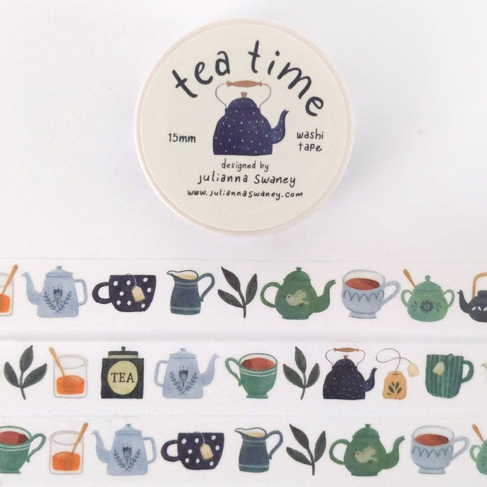 Cinta washi de la hora del té