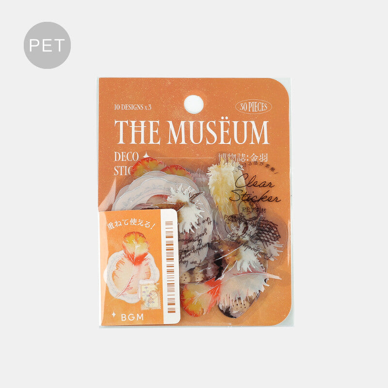 The Museum Golden Feather Flake Sticker