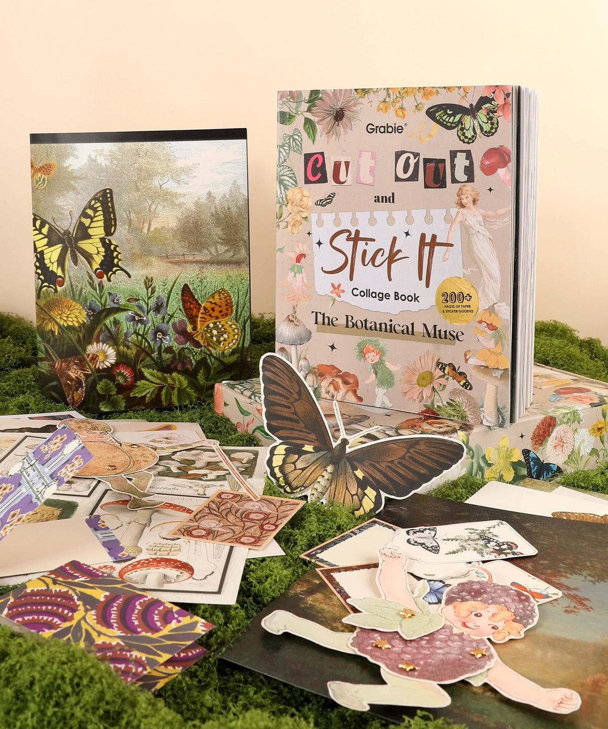 Immerse yourself in an artistic realm where nature and enchantment intertwine with this luxuriously thick collage book! Featuring curated artworks from 22 master artists across 200+ pages of diverse premium papers, we invite you on a captivating journey themed "The Botanical Muse" – unlocking infinite possibilities for art, journaling, and timeless creative delight!
We've divided this collage book into five captivating sections:
* The Ethereal Gate
* The Flora's Tapestry
* Beneath the Boughs
* The