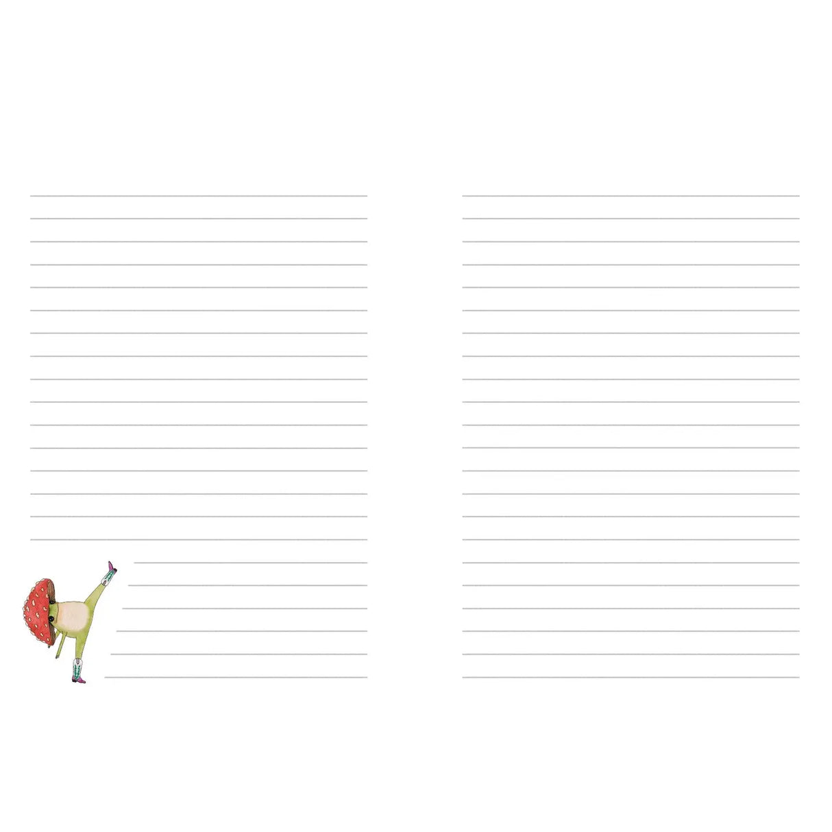 The Little Frog Journal
Fill your heart with love and your pages with notes with this beautiful Little Frog journal.
Whether you have plans to make, thoughts to journal, or daily affirmations to write, catalogue them all with this uplifting notebook featuring the Little Frog.
The Little Frog: This adorable amphibian is a champion of self-care and kindness, making this notebook the perfect thoughtful gift to yourself and others.
Stylish and durable design: Features an elastic closure, rounded corners and