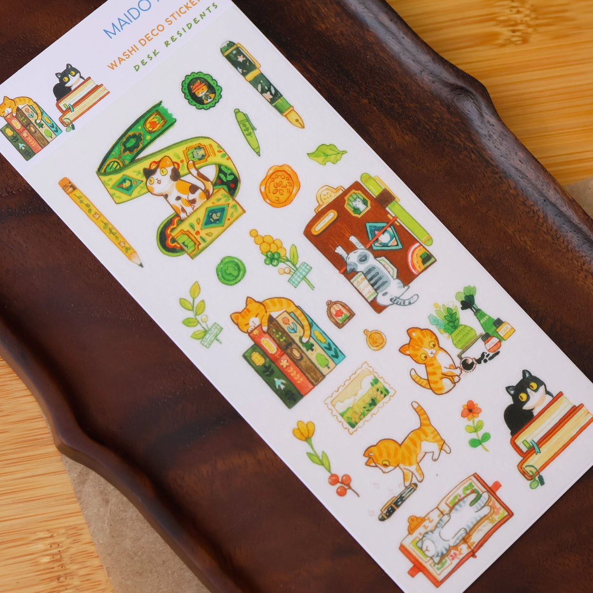 Cute decorative stickers for your journal and stationery collection!
Sticker Sheet: 6 x 3 inches
Sticker Sheet Package: 7 x 3 inches