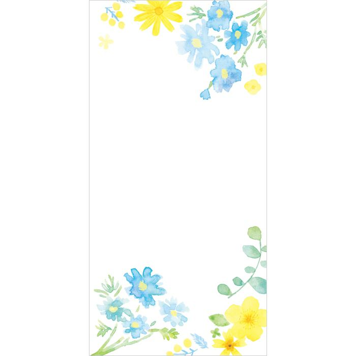 Carta de hoy Juego de cartas de jardín de flores