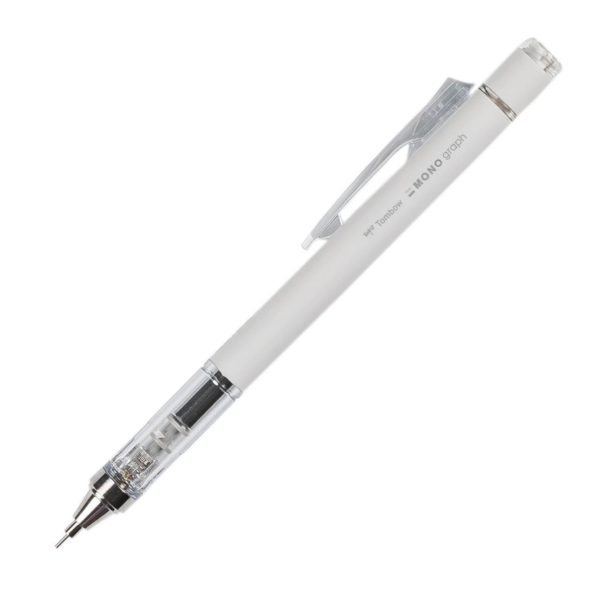 The MONO graph features a clear tip with drafting specifications to enable smooth, precise writing. It also has a long holder eraser and a mechanism that advances the lead when the pencil is shaken, making it a great asset in learning and testing scenarios. It has also won the 2014 Good Design Award and the 2016 reddot design award.