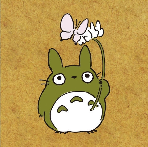 Minisello de goma con forma de mariposa Totoro