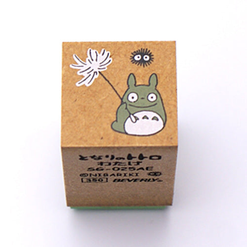 Original Totoro, Soot Sprite & Dandelion Rubber Stamp from Studio Ghibli - My Neighbor Totoro